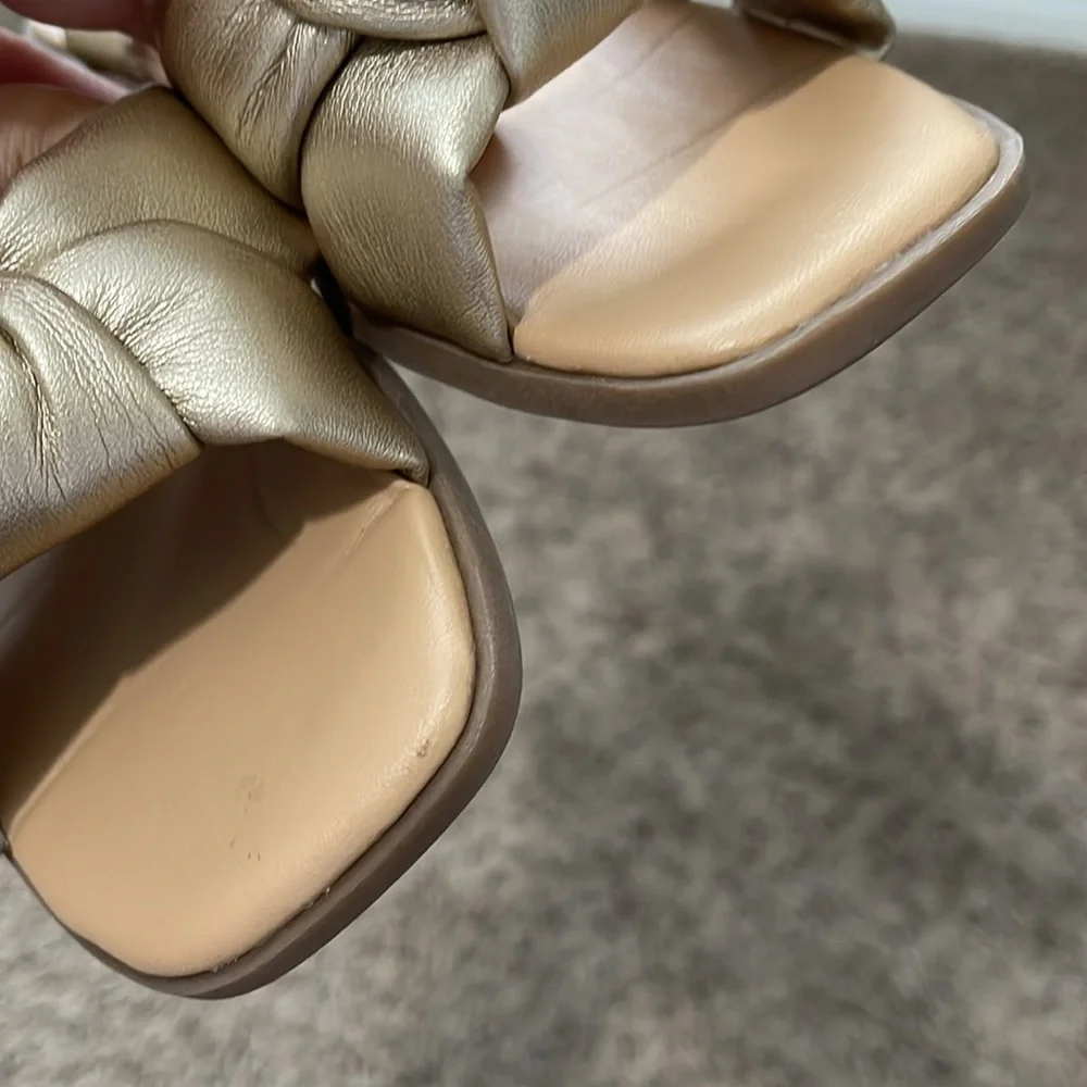 Old Navy Girl Gold Sandals Size 13